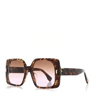 Fendi Brown Tortoise Sunglasses FE40036U